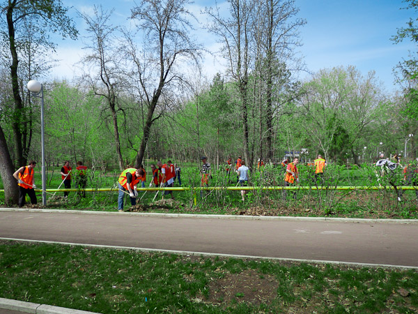 Субботник в Загородном